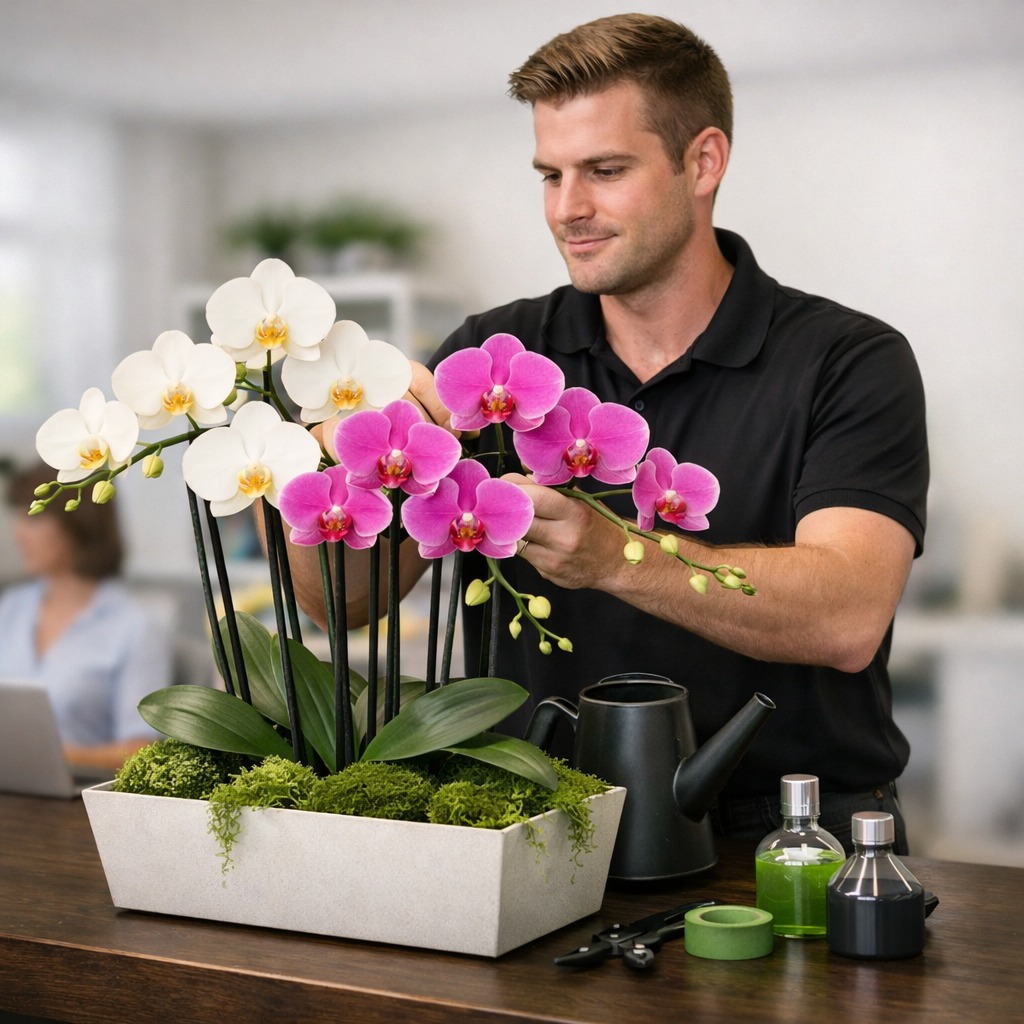 Luxury Orchid Installation